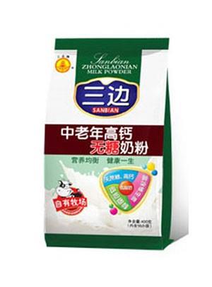三邊中老年無(wú)糖高鈣奶粉